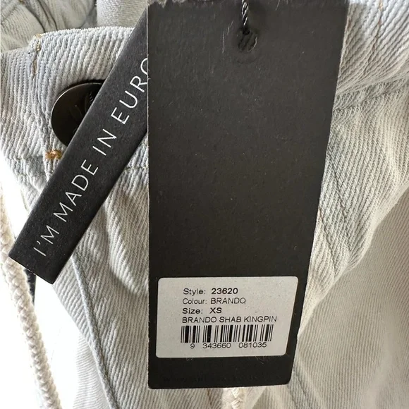 One Teaspoon Shabby Kingpin Jeans Brando Wash Size XS New - Picture 13 of 15